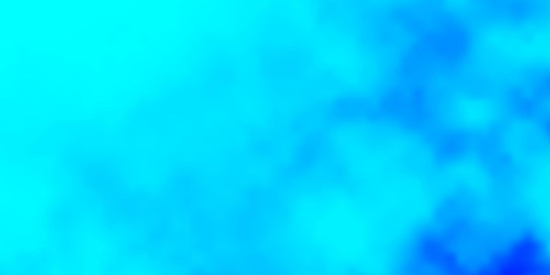 textura de vector azul claro con cielo nublado.