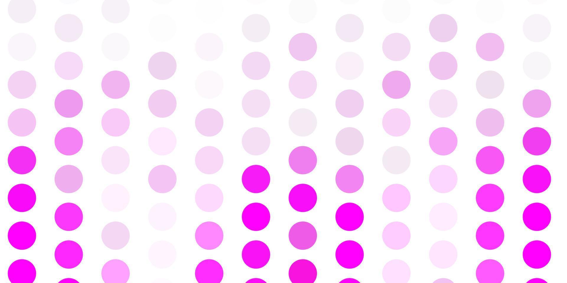 Light pink vector template with circles.