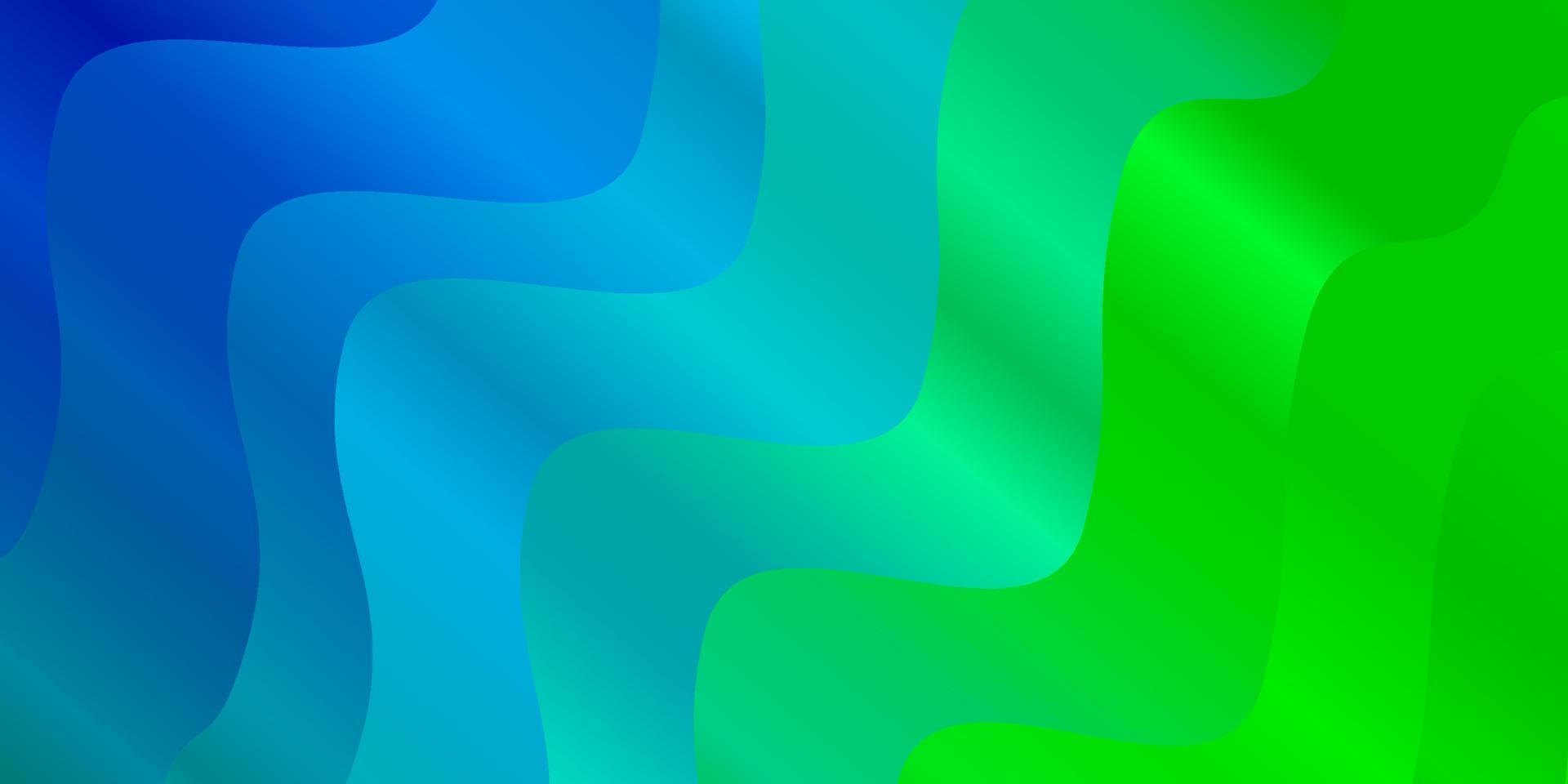 Light Blue, Green vector background with wry lines.