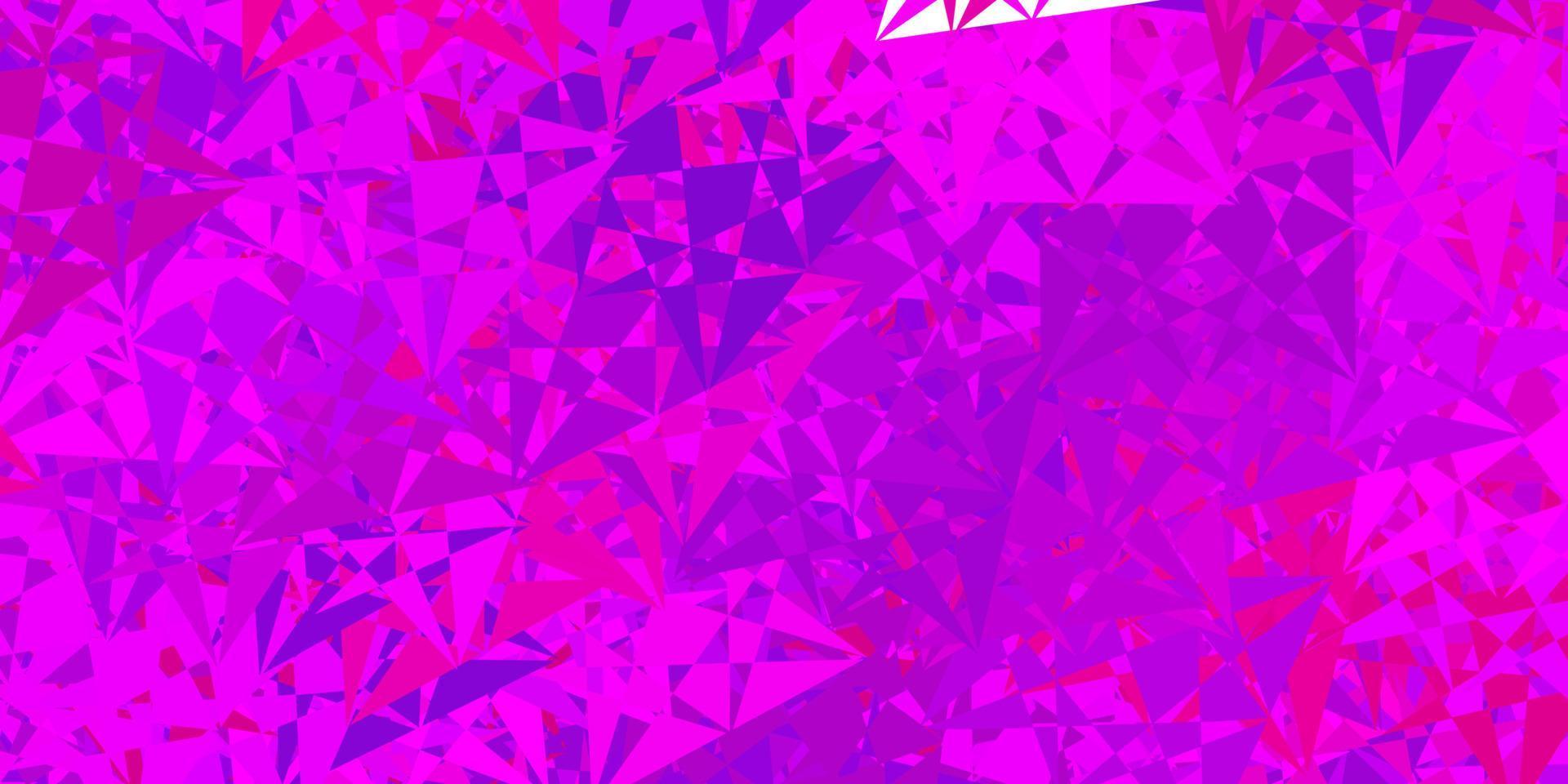 Light pink, blue vector background with polygonal forms.