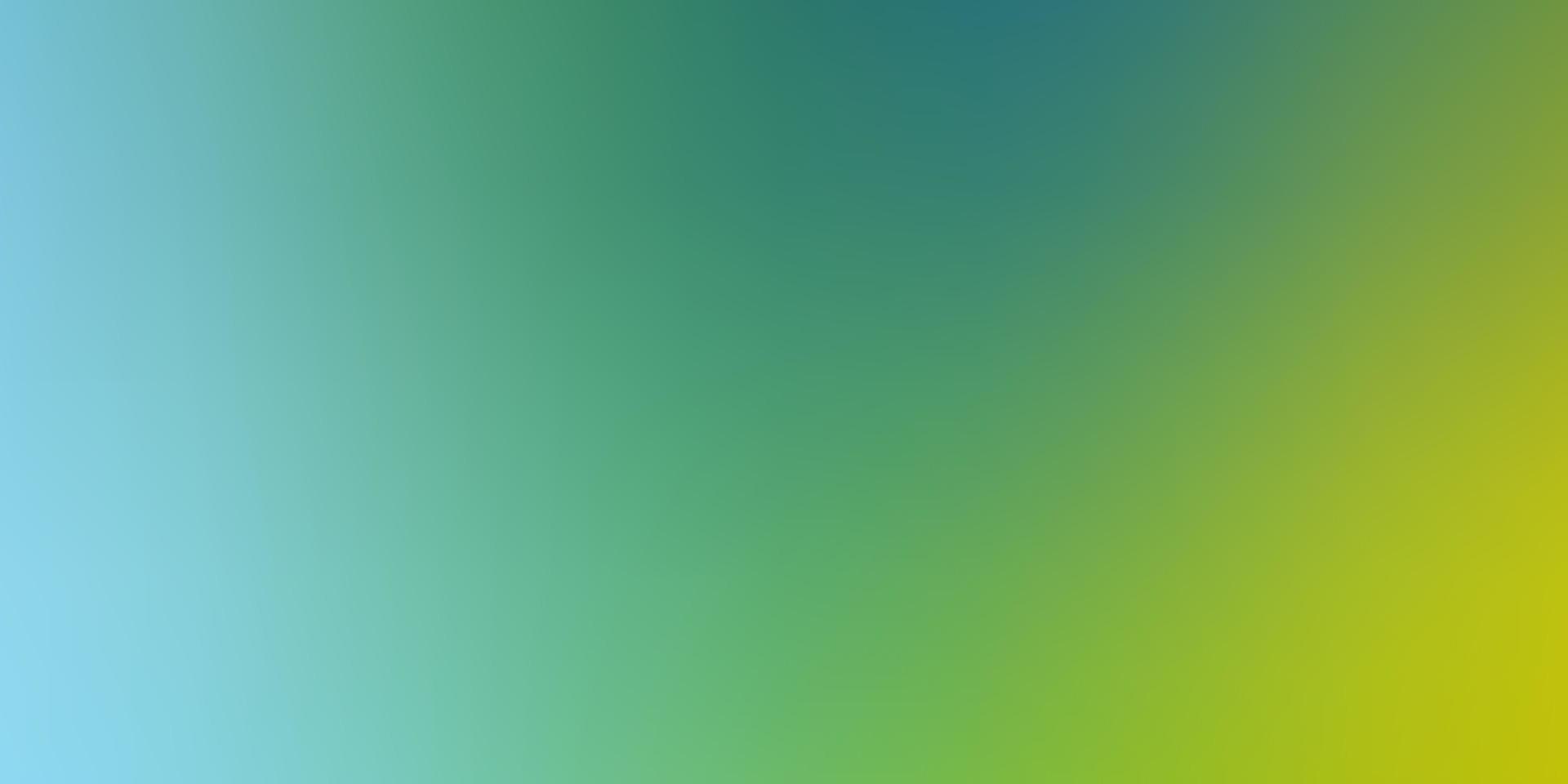 Telón de fondo de desenfoque colorido vector azul claro, verde.