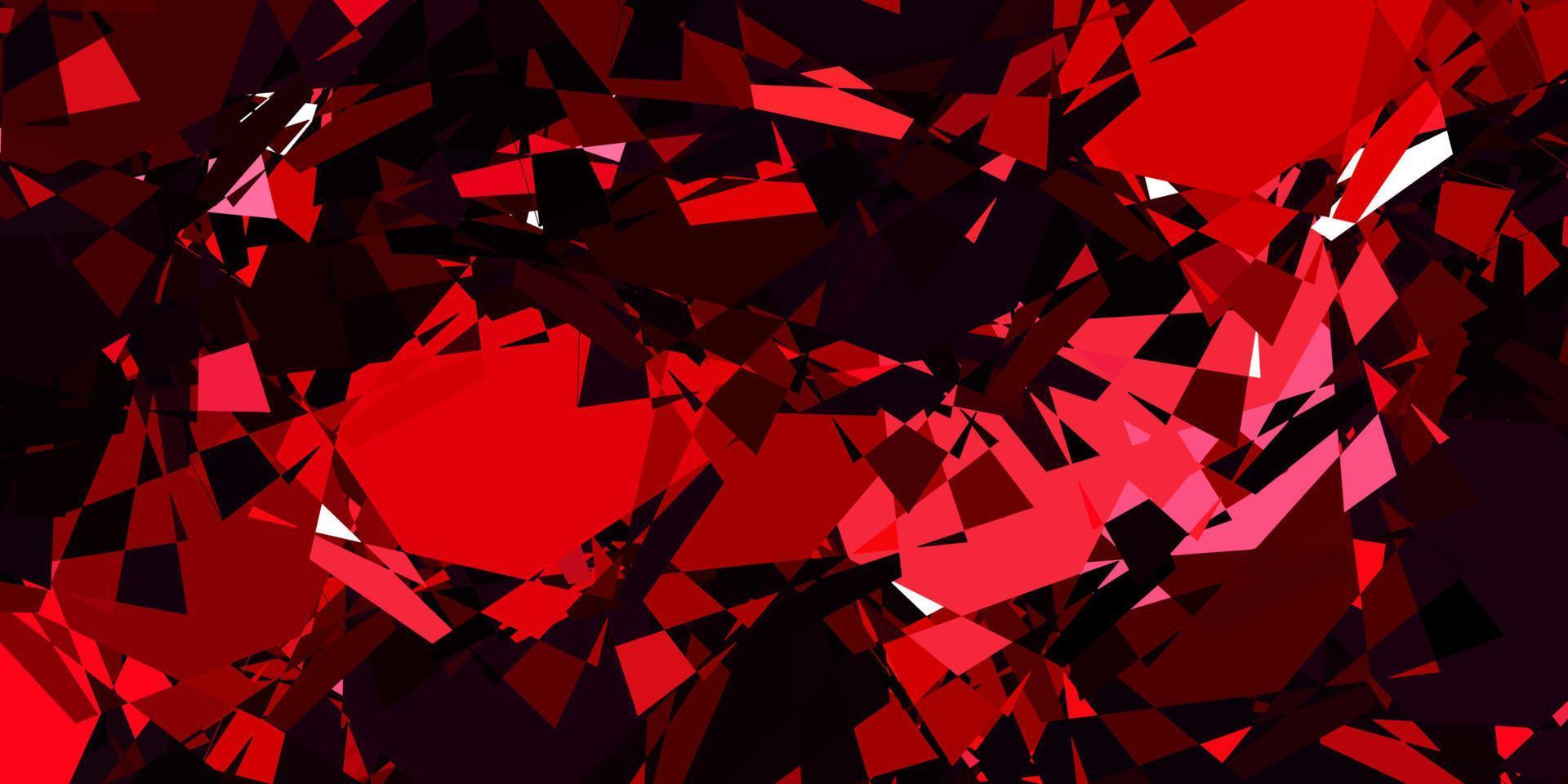 Light Pink, Red vector background with polygonal forms.