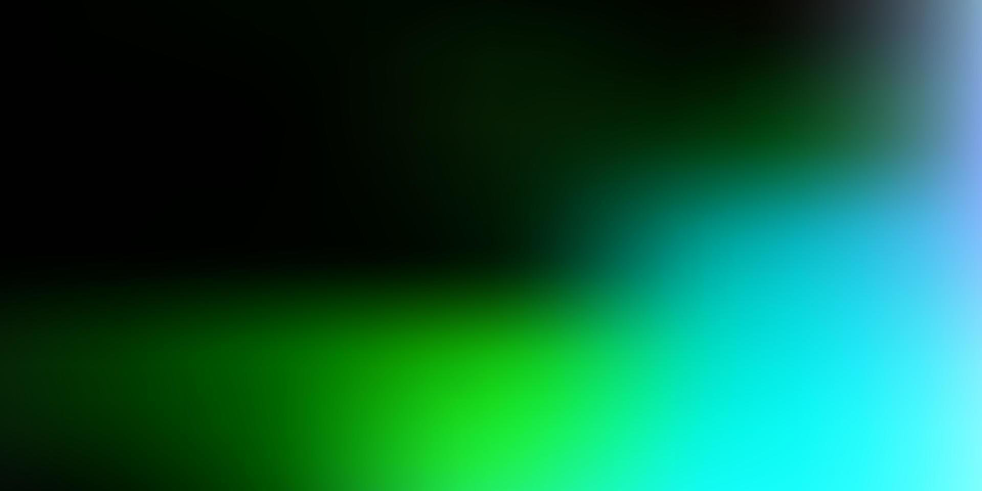 Light blue, green vector abstract blur backdrop.