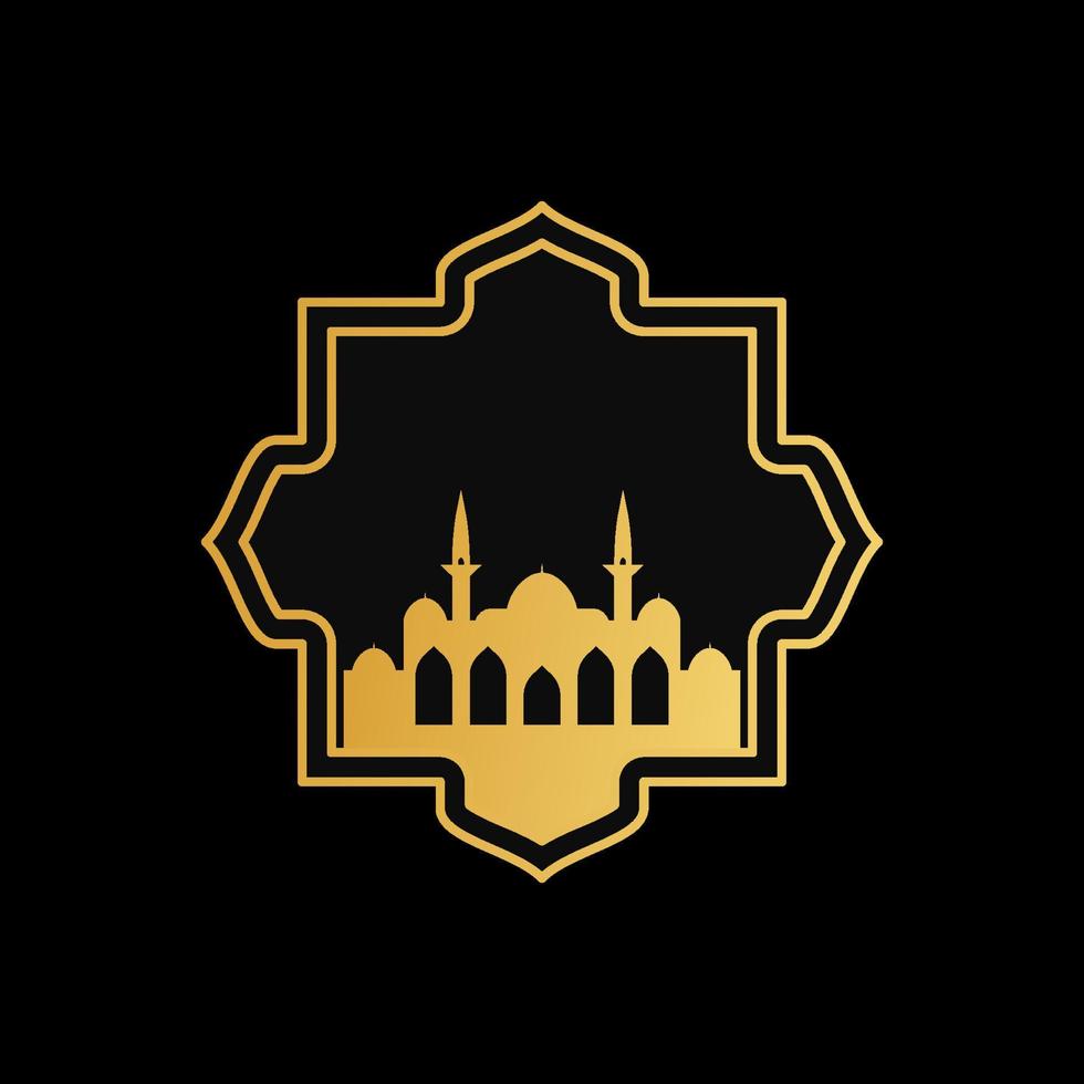 mosque ornament illustration vector