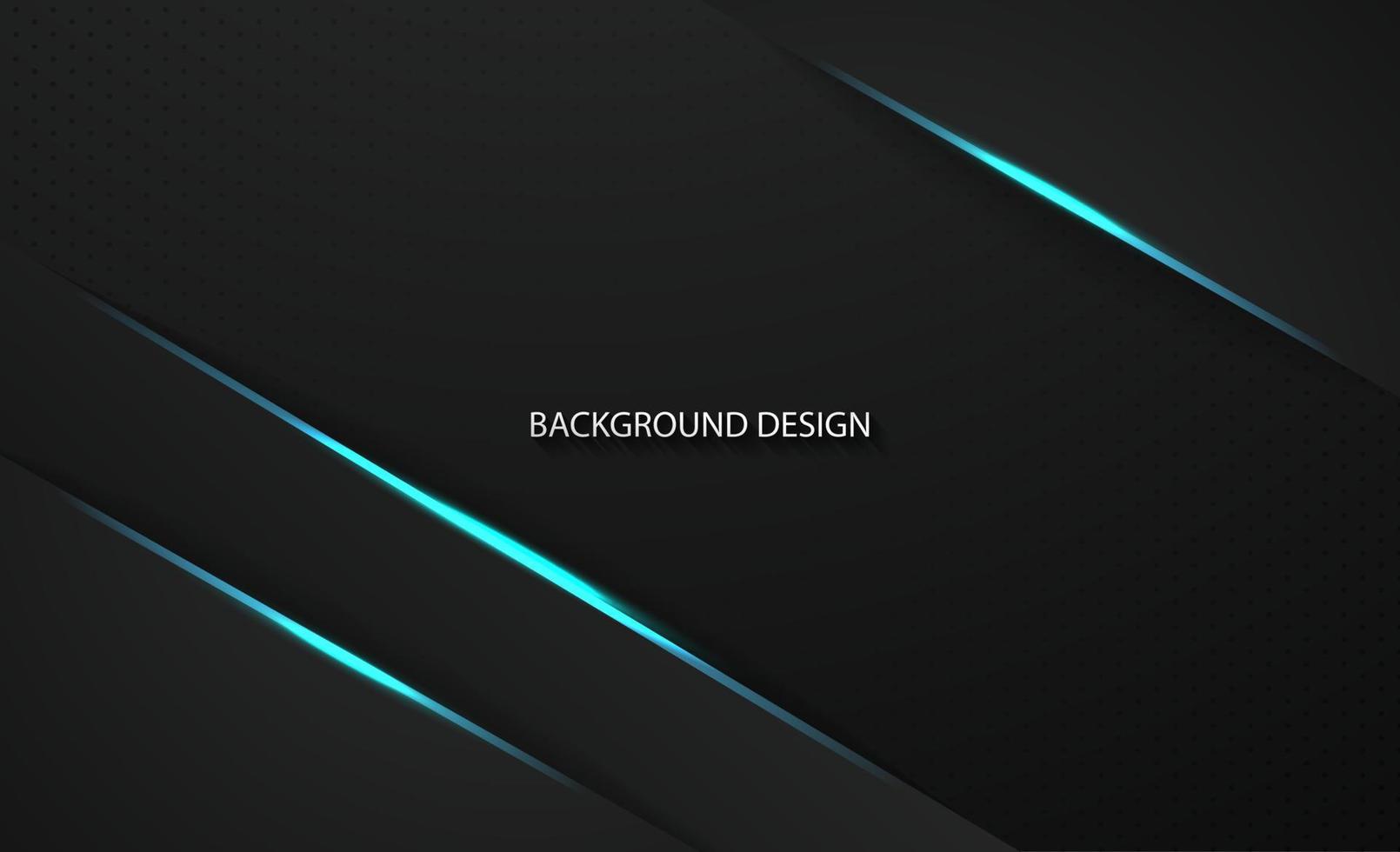 Abstract blue light line on black background. Modern design with luxury futuristic technology element for banner, poster and backgrounds. Vector illustration