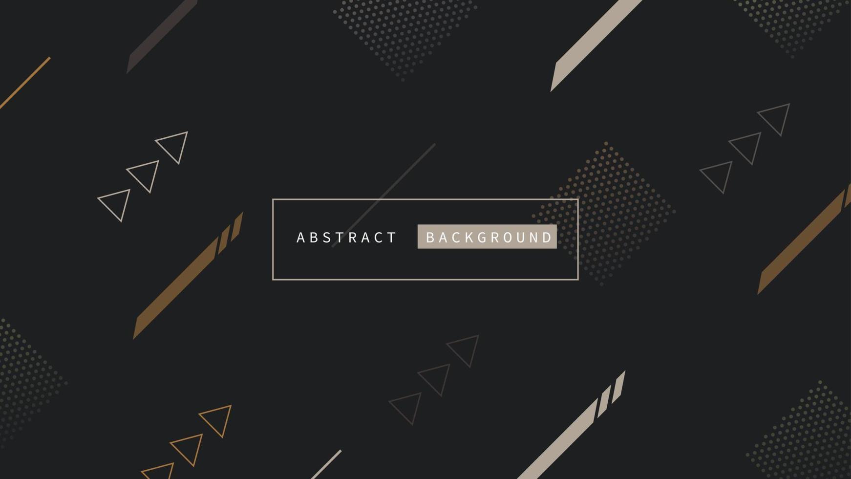 Abstract geometric background with arrow sign, modern pattern and elements design on dark gray background. Vector illustration