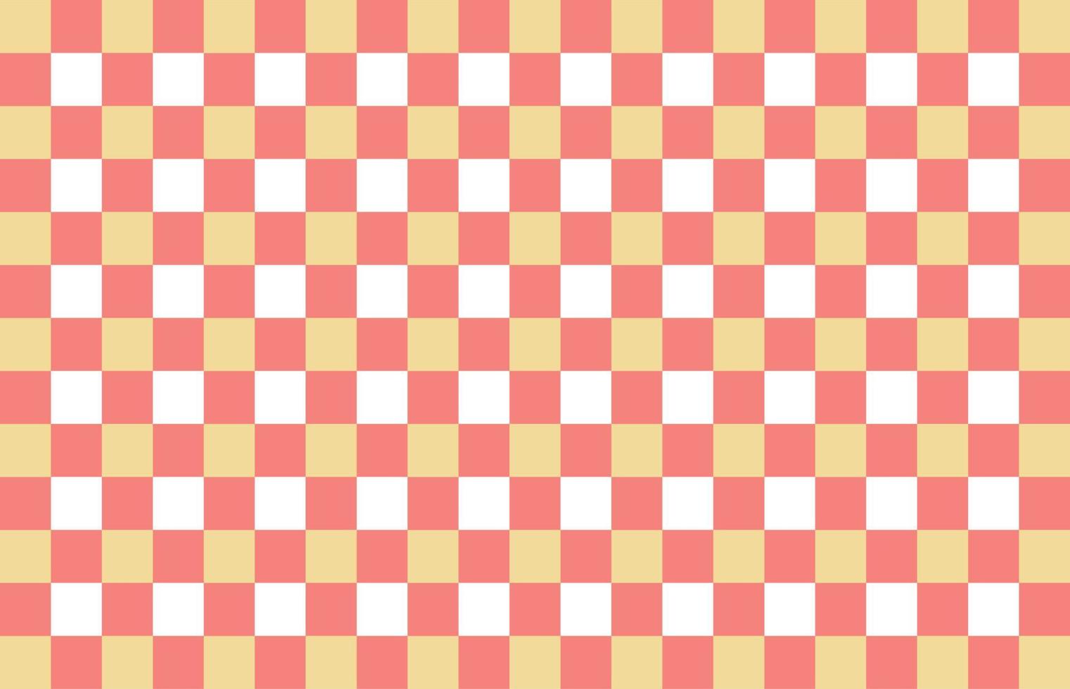 Colorful pattern checkered background composed of multiple colors. Abstract pastel checker chess square background. Vector illustration.