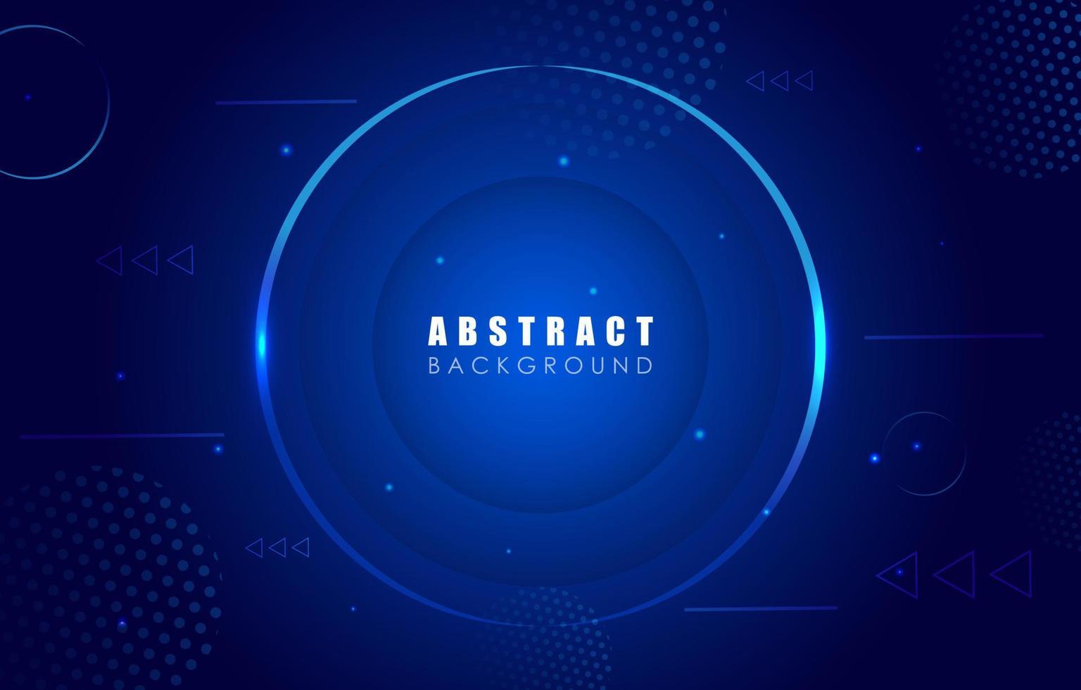 Minimal gradient geometric blue background with dynamic shapes composition. Abstract creative cool background with digital pattern for business poster or banner. Vector illustration