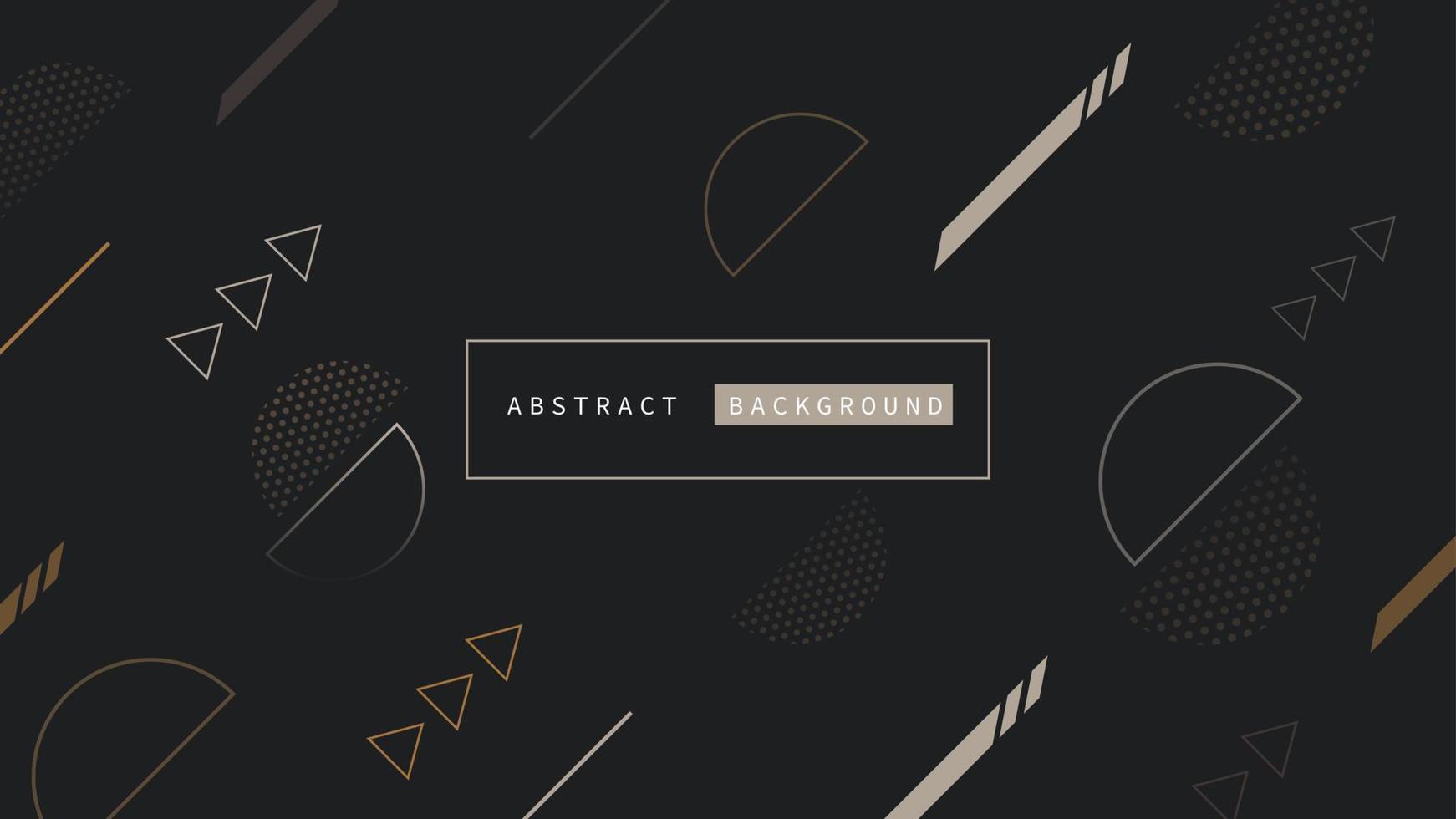 Abstract geometric background with arrow sign, modern pattern and elements design on dark gray background. Vector illustration