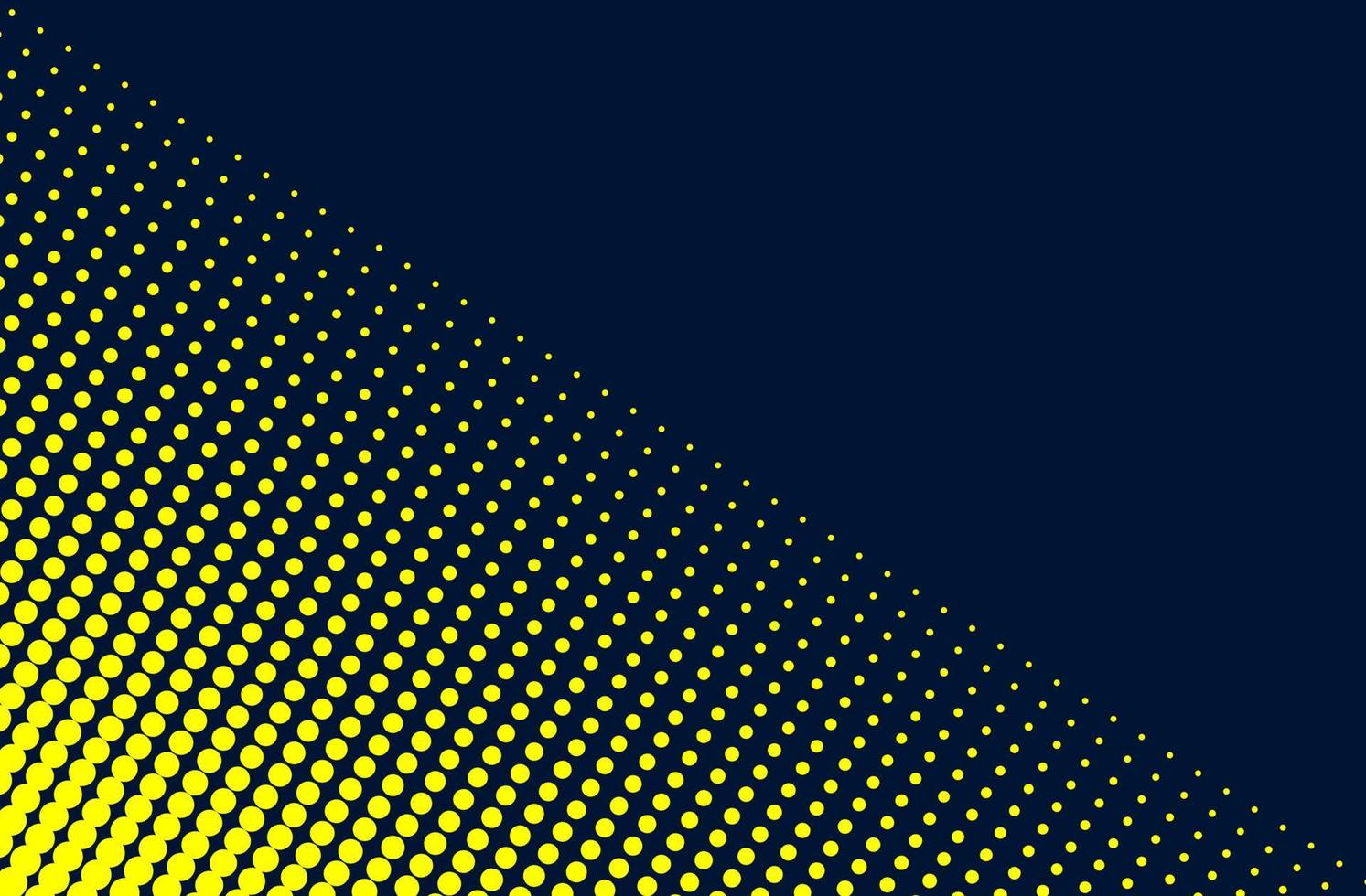 Yellow and blue haltone pattern design vector