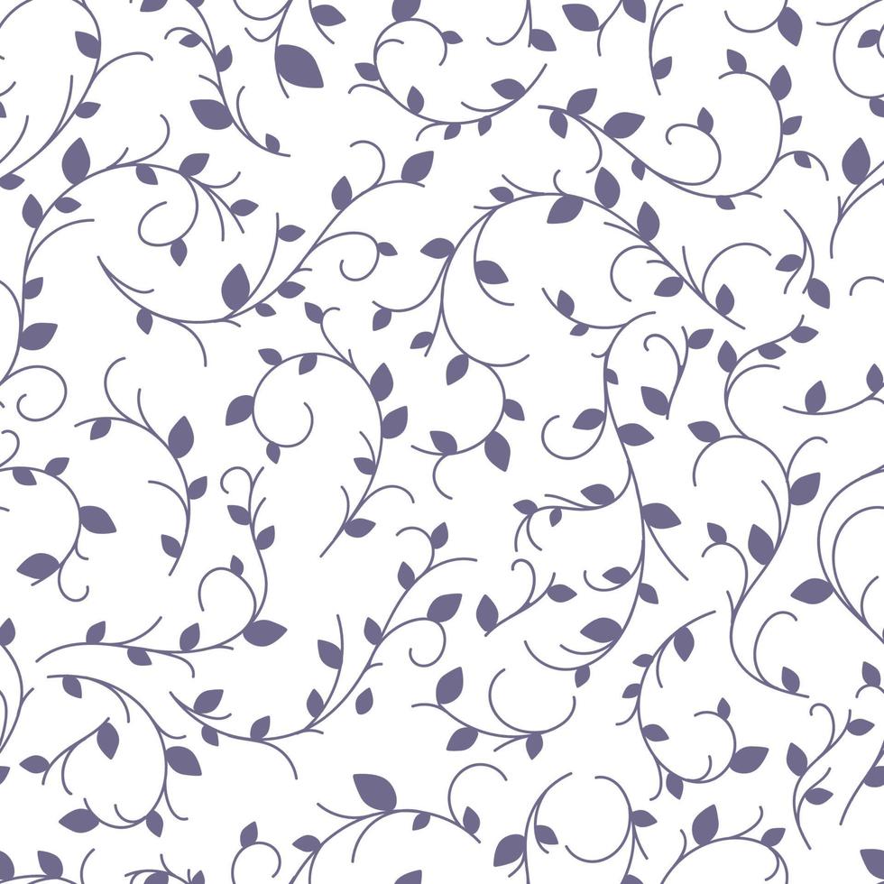 elegante patrón floral transparente. para tela, papel de embalaje, fondo. vector