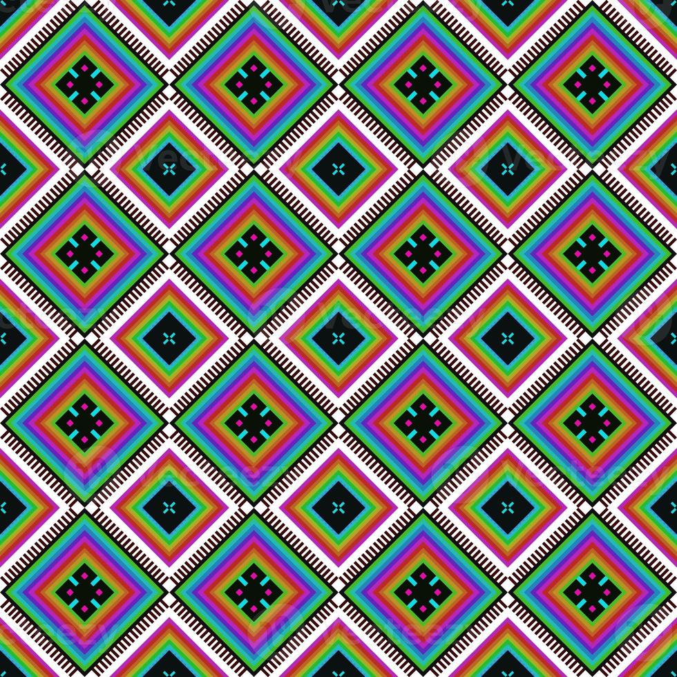Fabric pattern, table, pattern for design work. photo