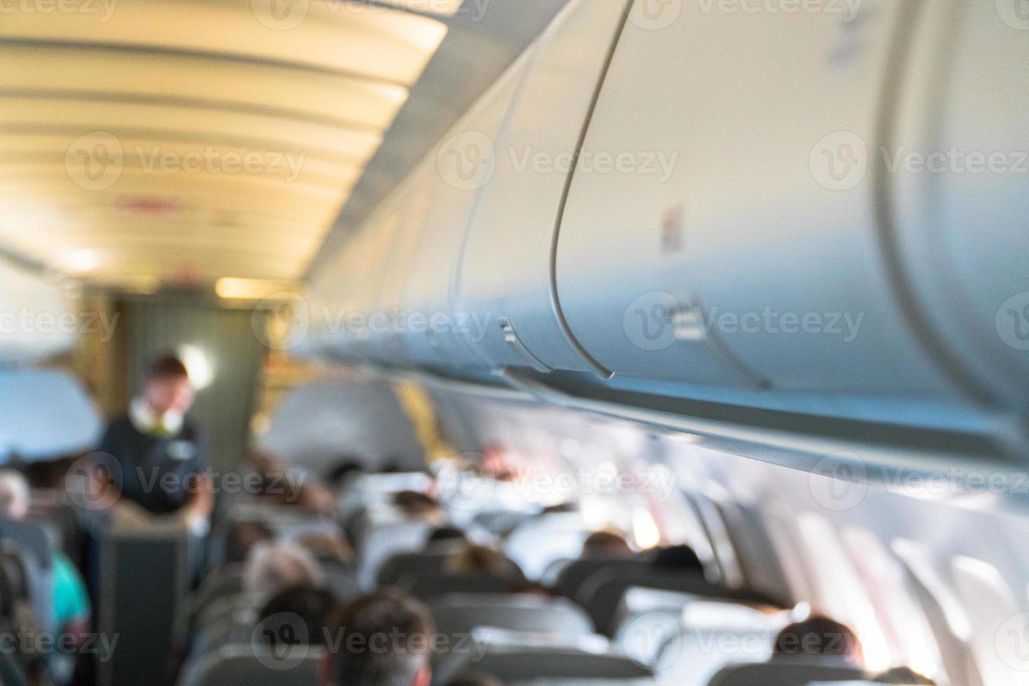 close-up aircraft cabin photo