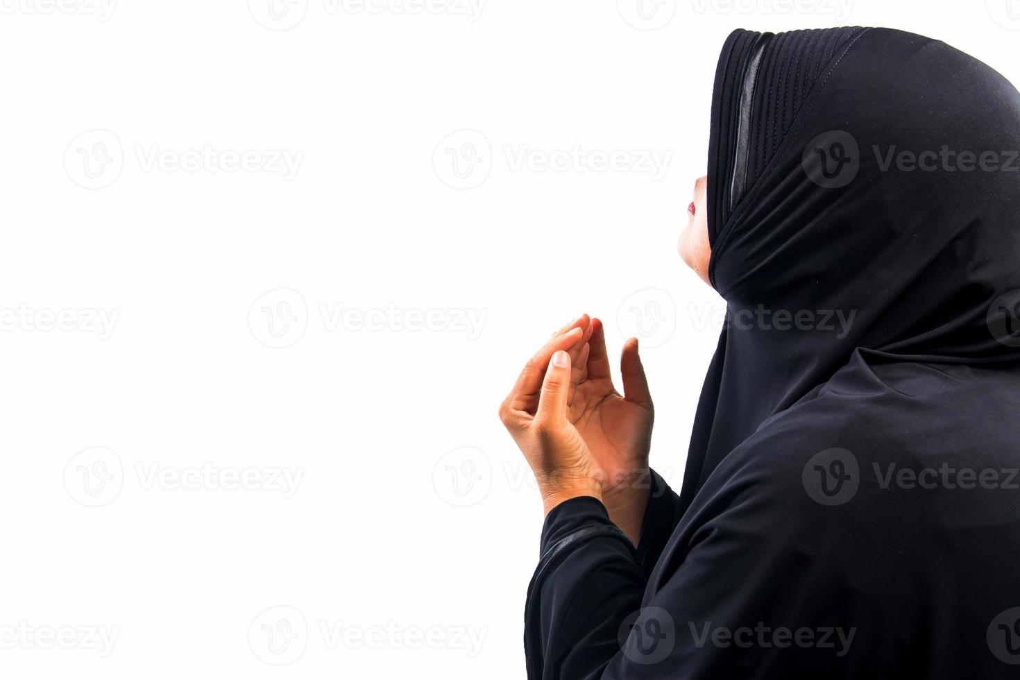 muslim woman praying for Allah, muslim God photo