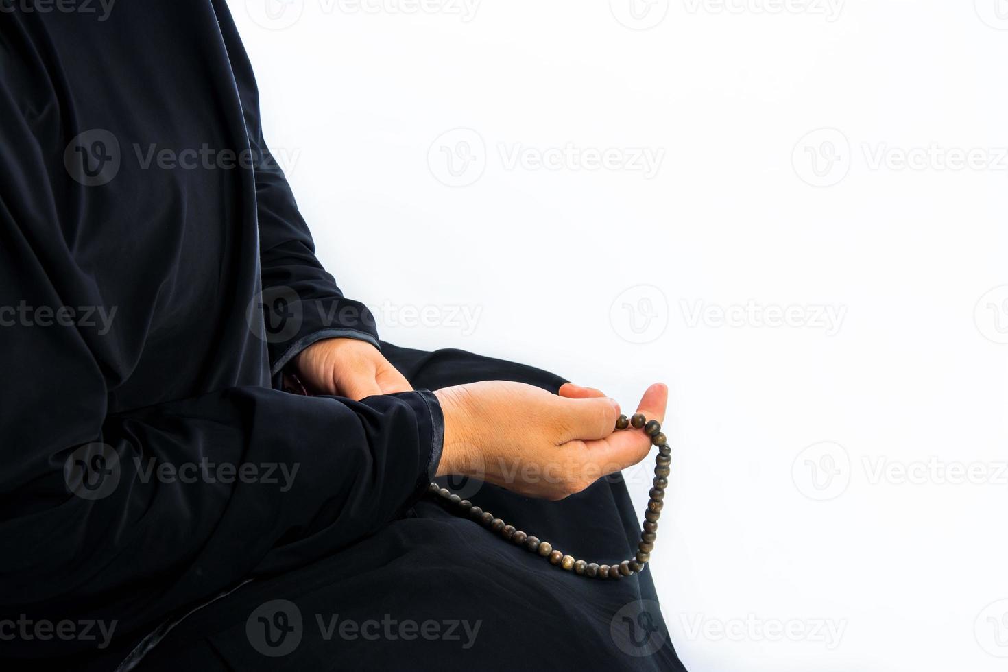 muslim woman praying for Allah, muslim God photo