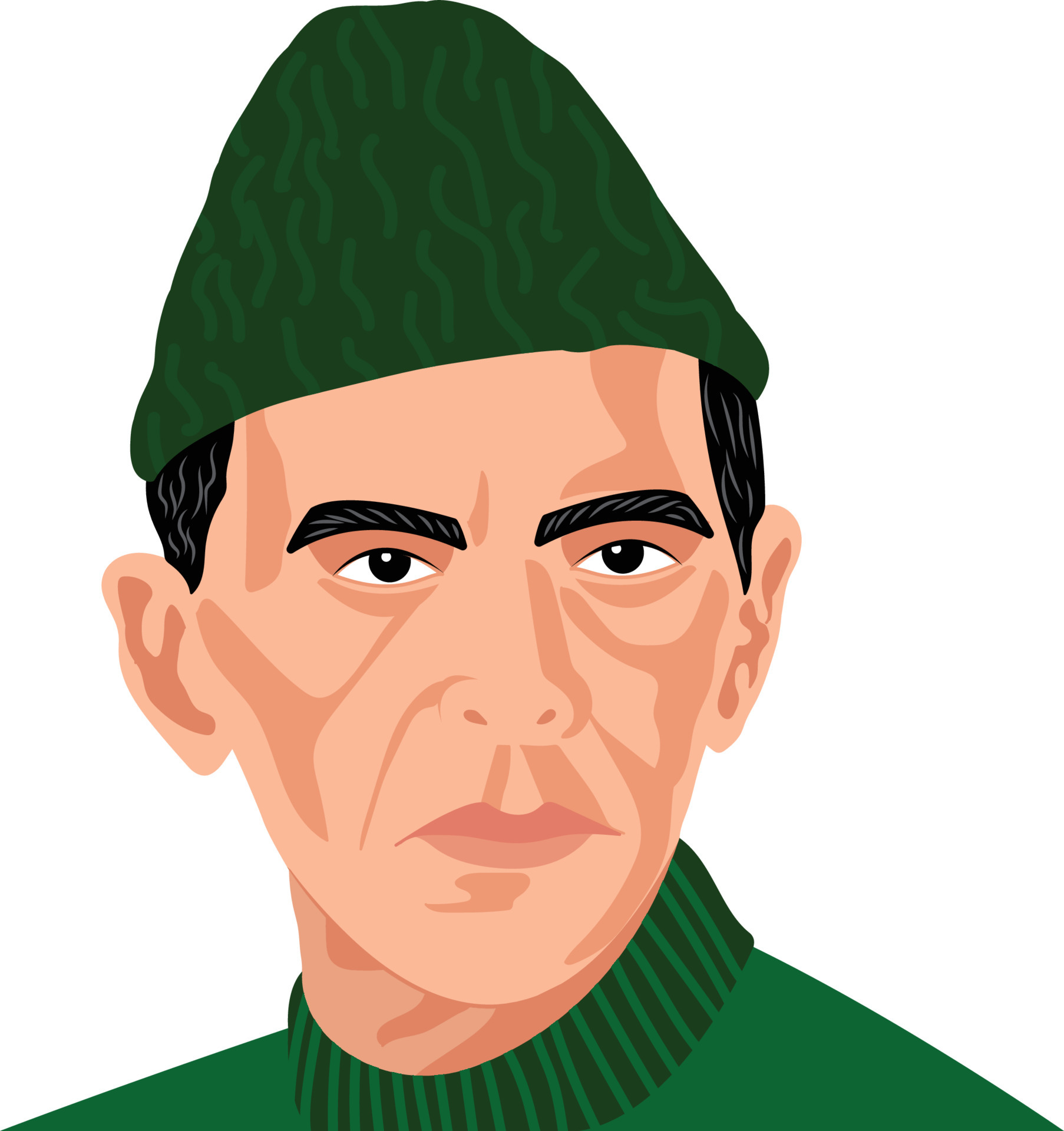 Quaid E Azam Vector Art, Icons, and Graphics for Free Download