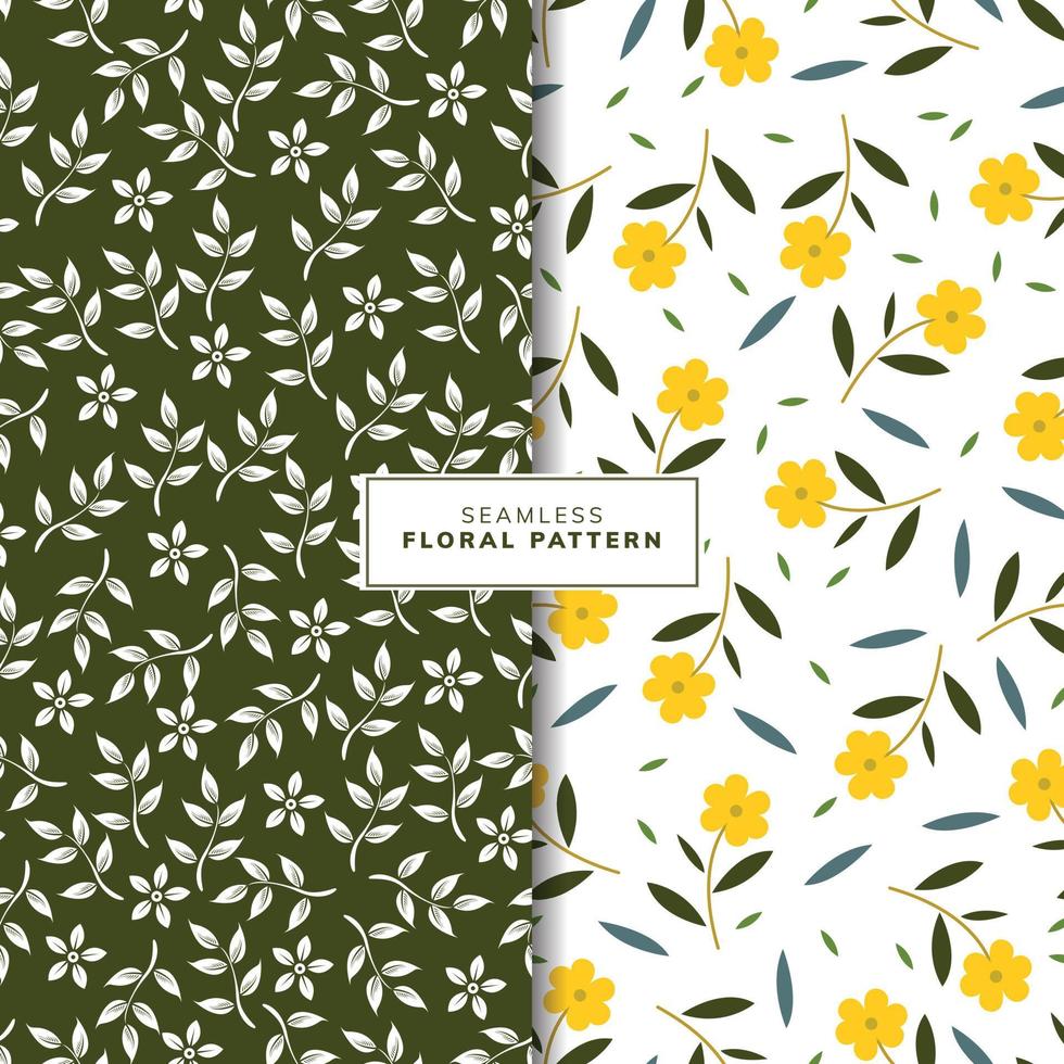 floral seamless pattern vector