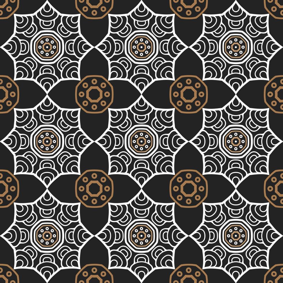 Old Ceramic Tiles Patterns vector