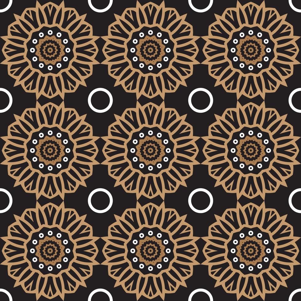 Luxury decorative ceramic tile seamless pattern vector