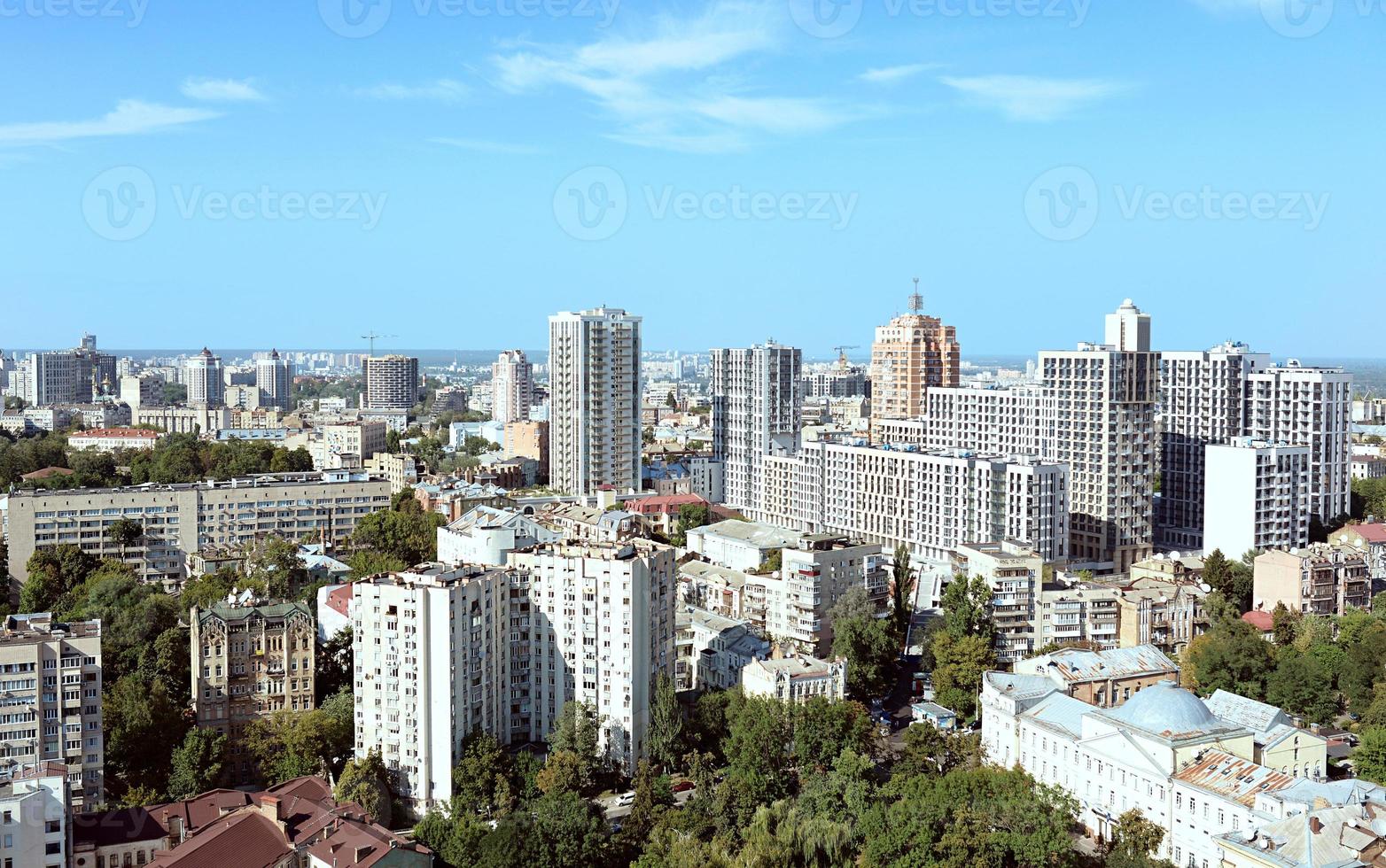 City center of Kyiv - the capital of Ukraine photo