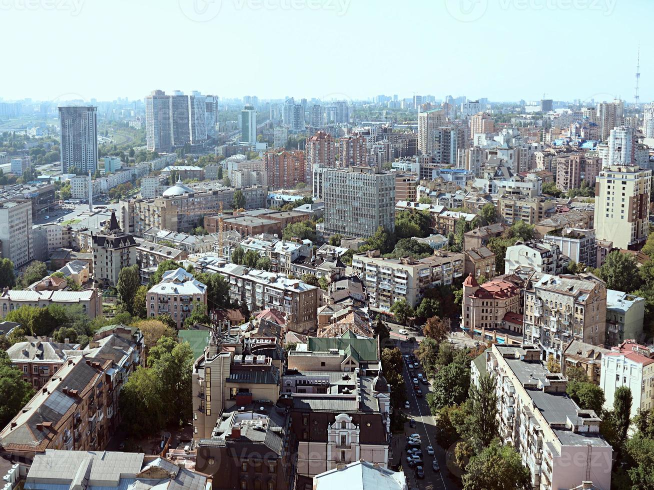 centro de la ciudad de kiev - la capital de ucrania foto