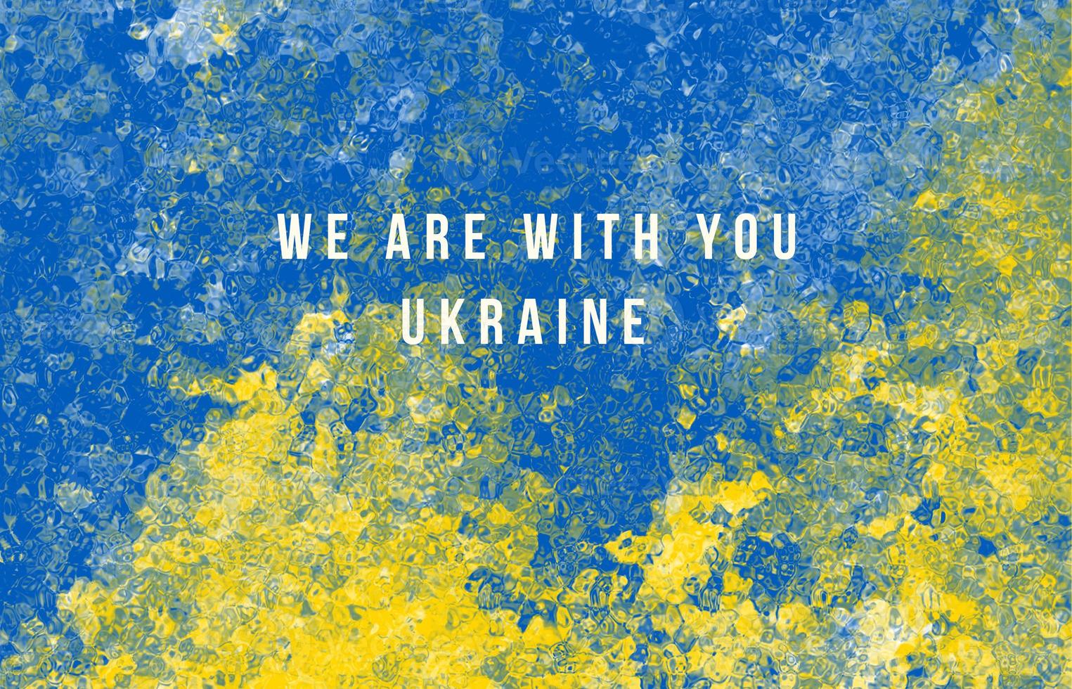 We are with Ukraine photo