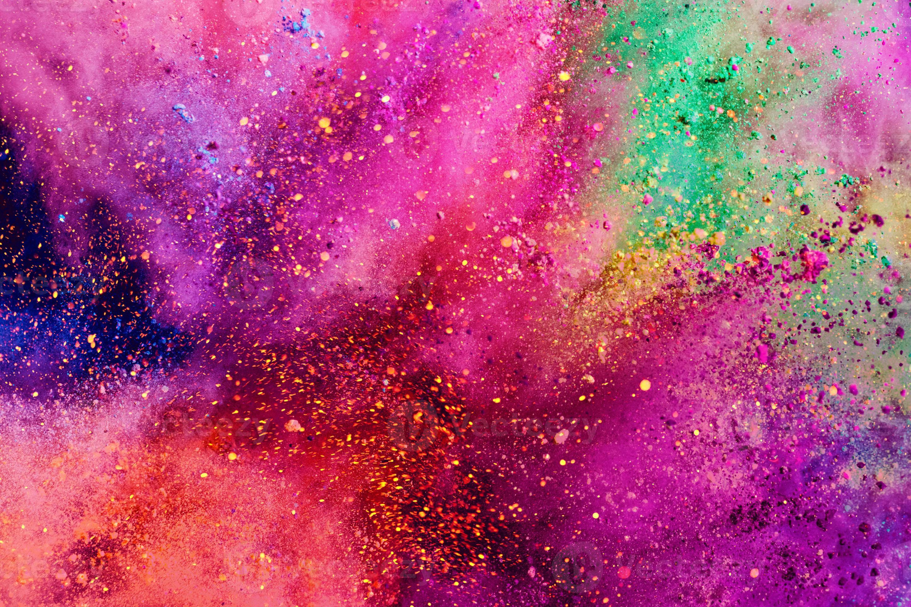 Happy Holi wallpaper, Colorful background for Holi. Color Festival 6517419  Stock Photo at Vecteezy