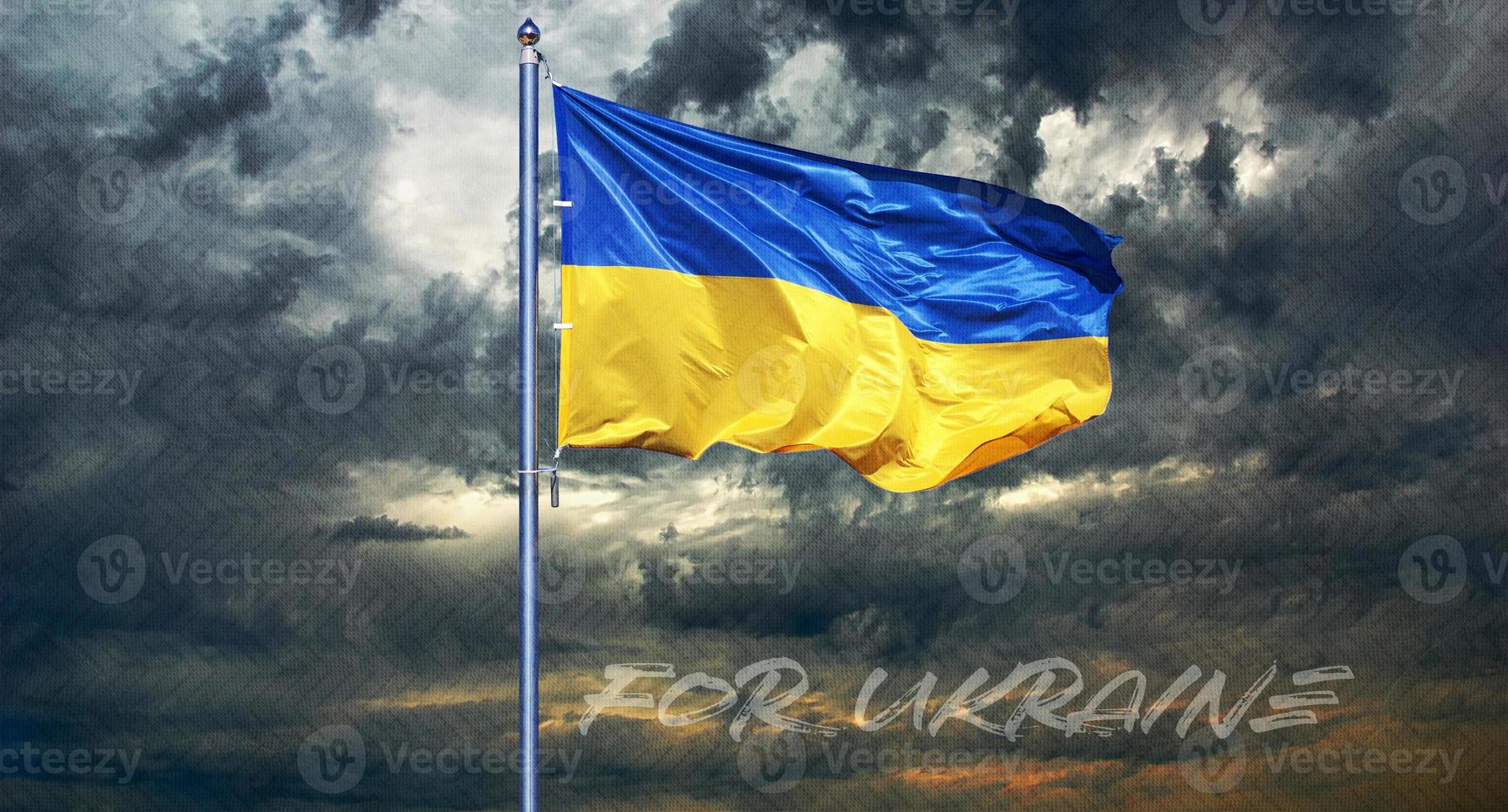 For Ukraine background Flag Ukraine photo