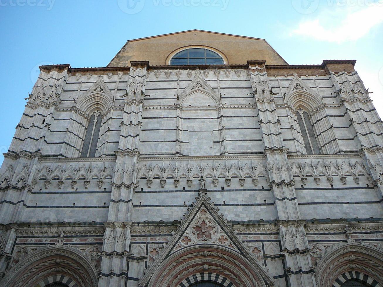 Cathedral church in Siena photo