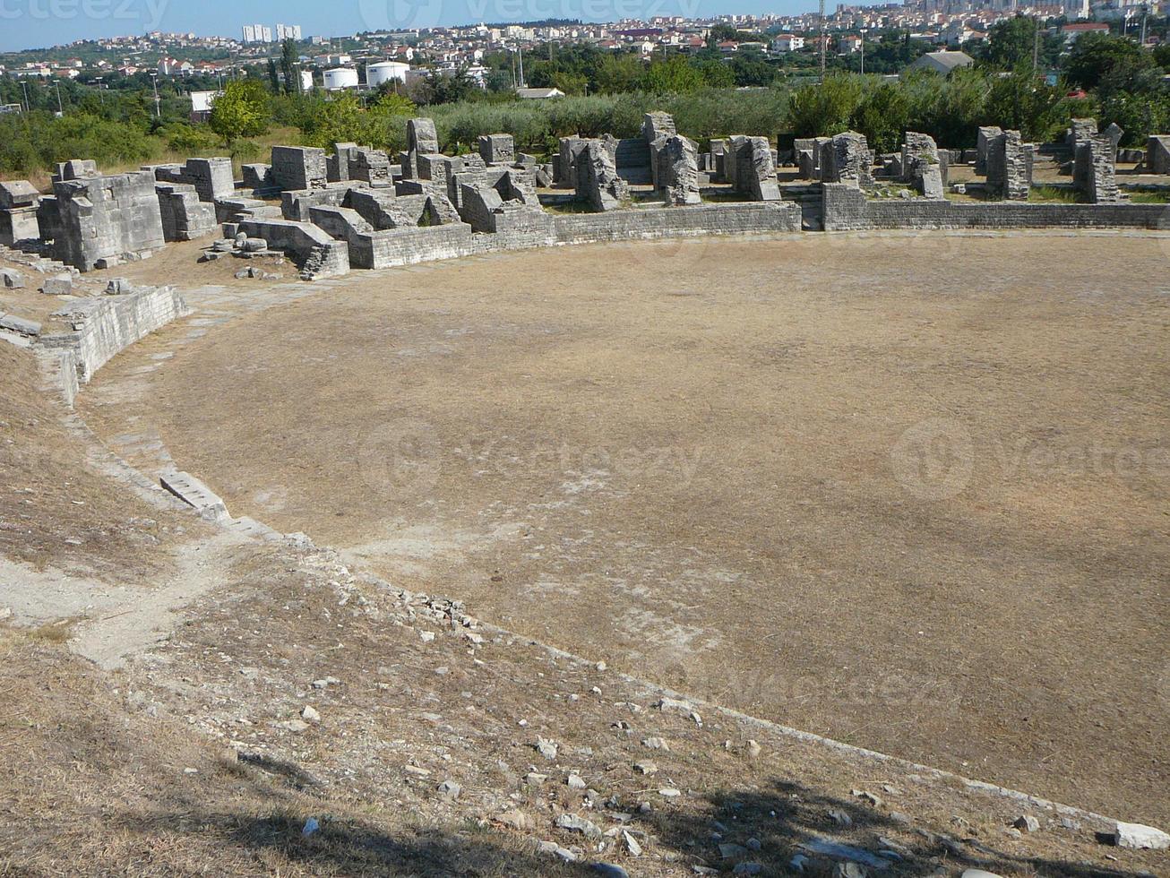 Roman ruins in Salona photo