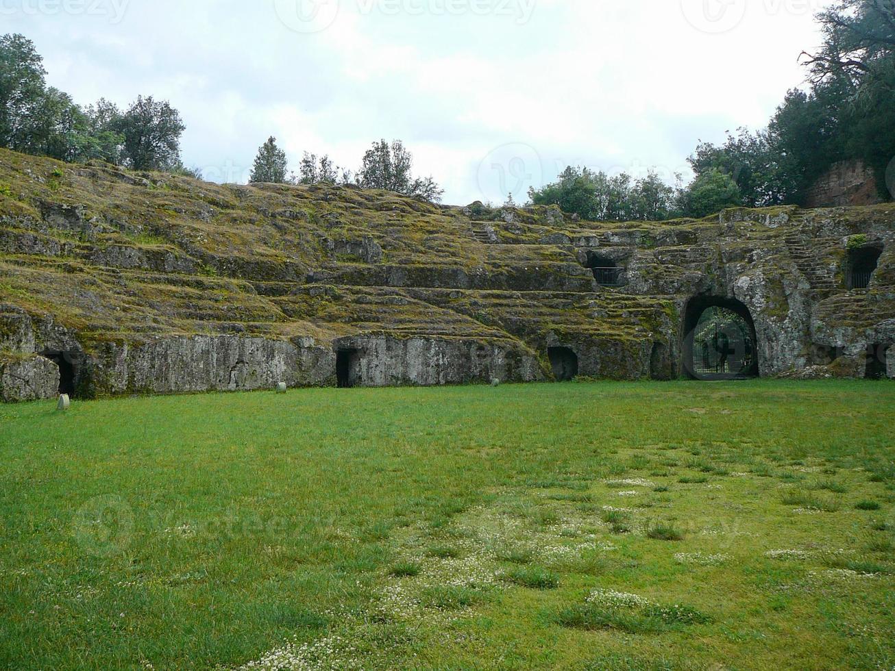 Roman amphiteatre in Sutri photo