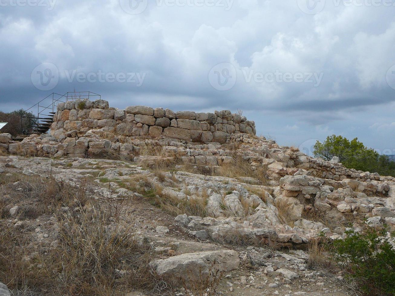 Puig de sa Morisca Moorish Peak archaeological park in Majorca photo