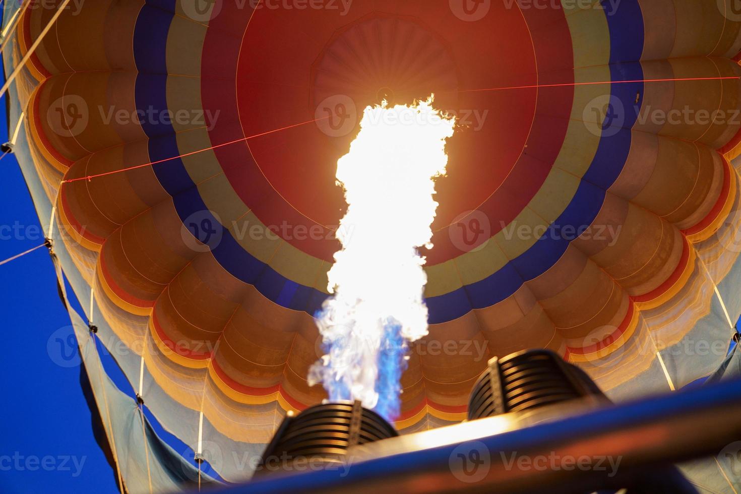 Captive balloons in Aeroestacion Festival in Guadix photo