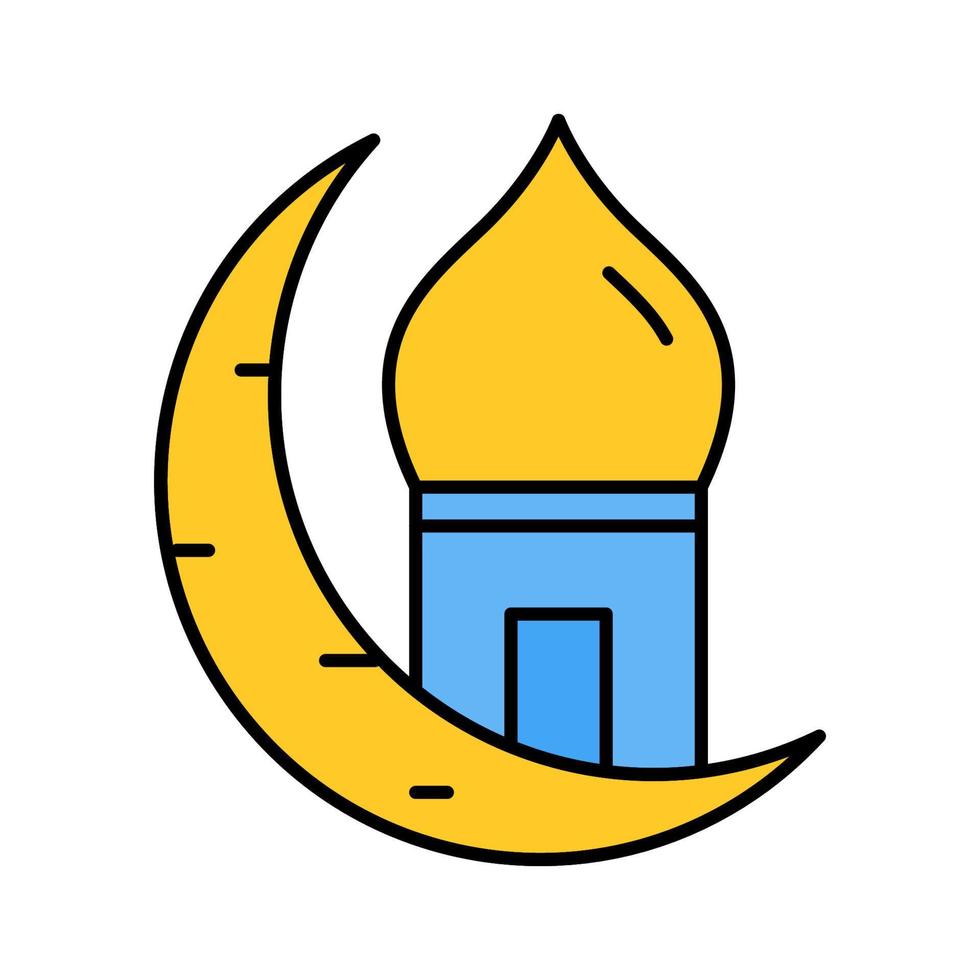 ramadan icon filled line illustration for any project vector