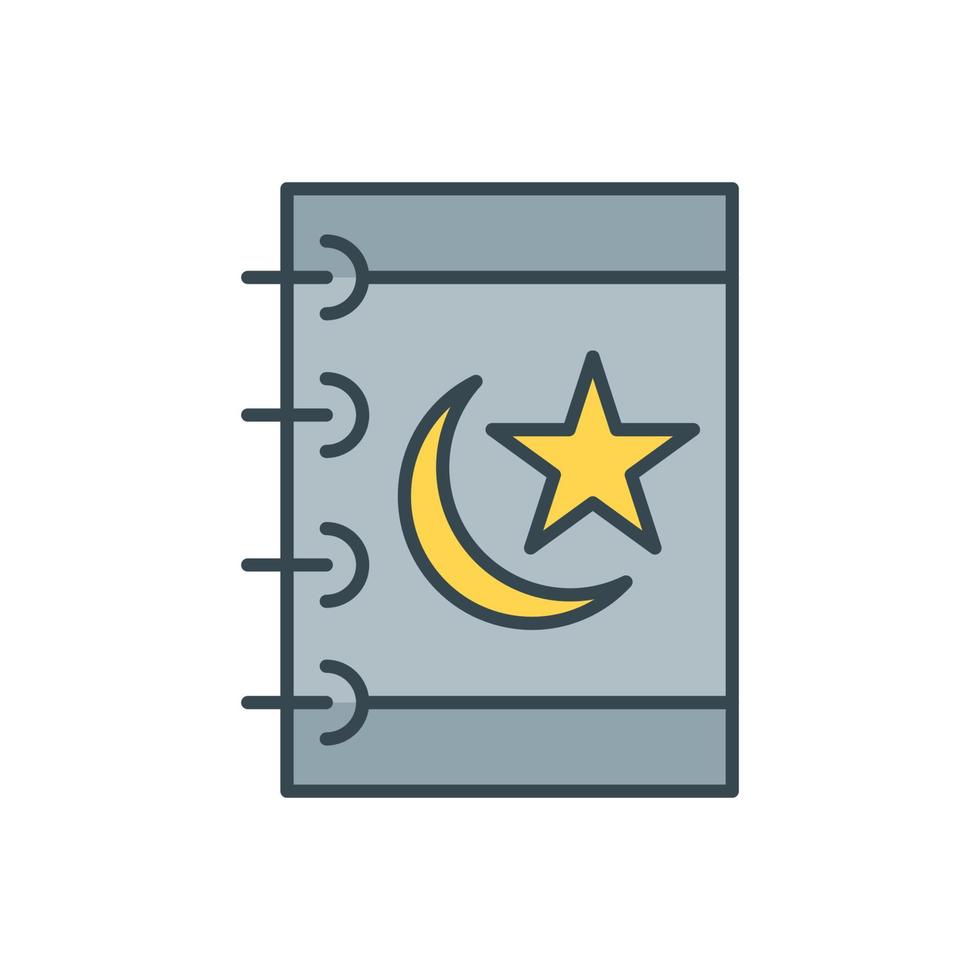ramadan icon filled line illustration for any project vector