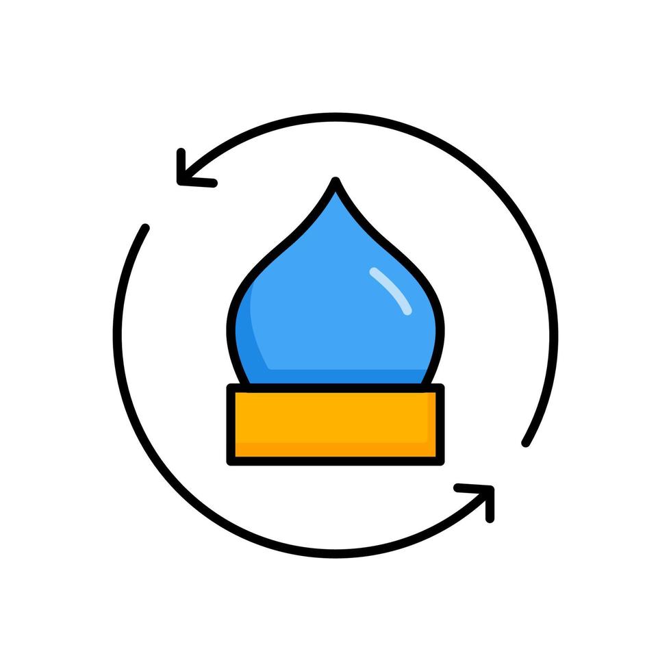 ramadan icon filled line illustration for any project vector