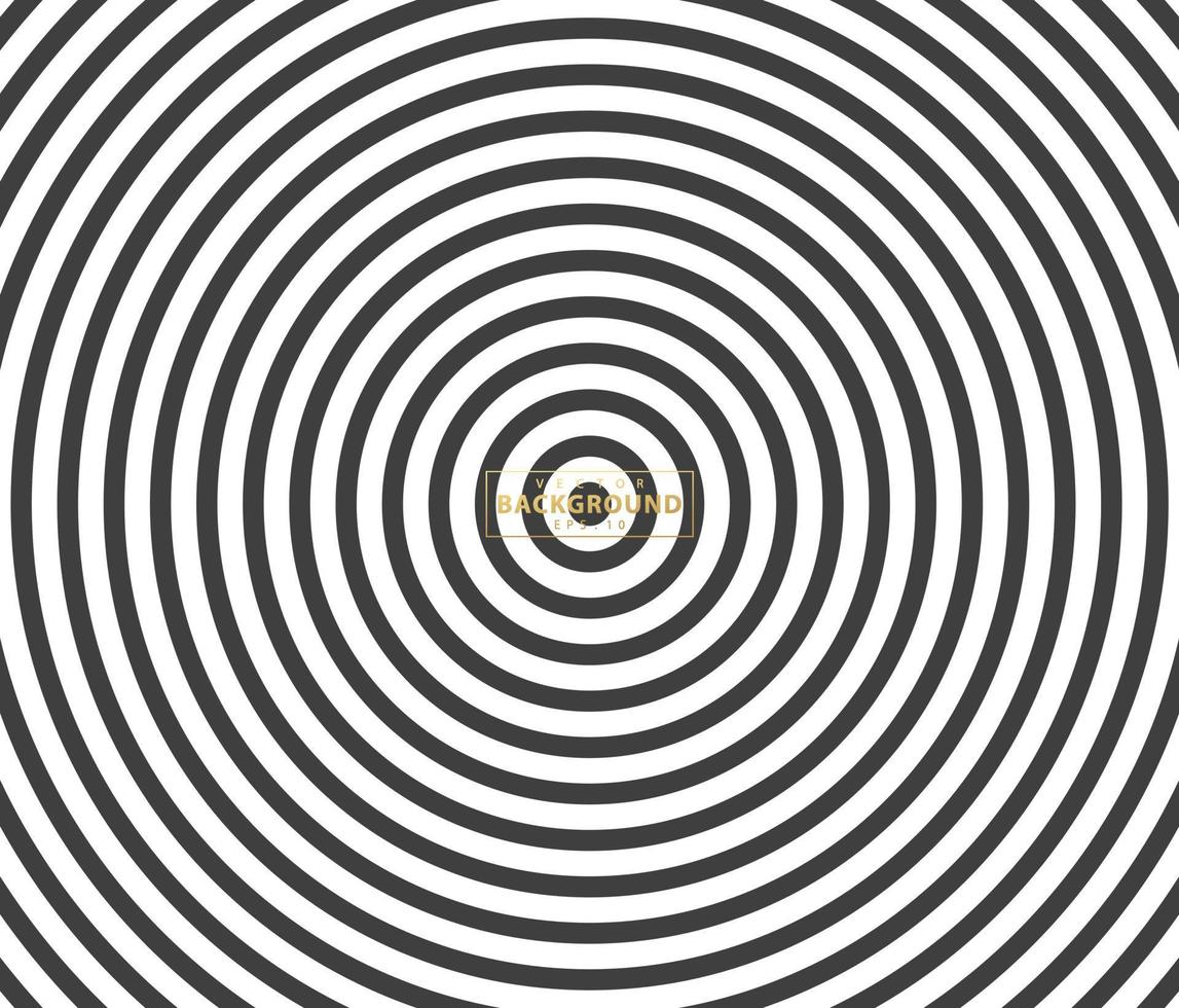 Concentric circle background. Circle line pattern. vector