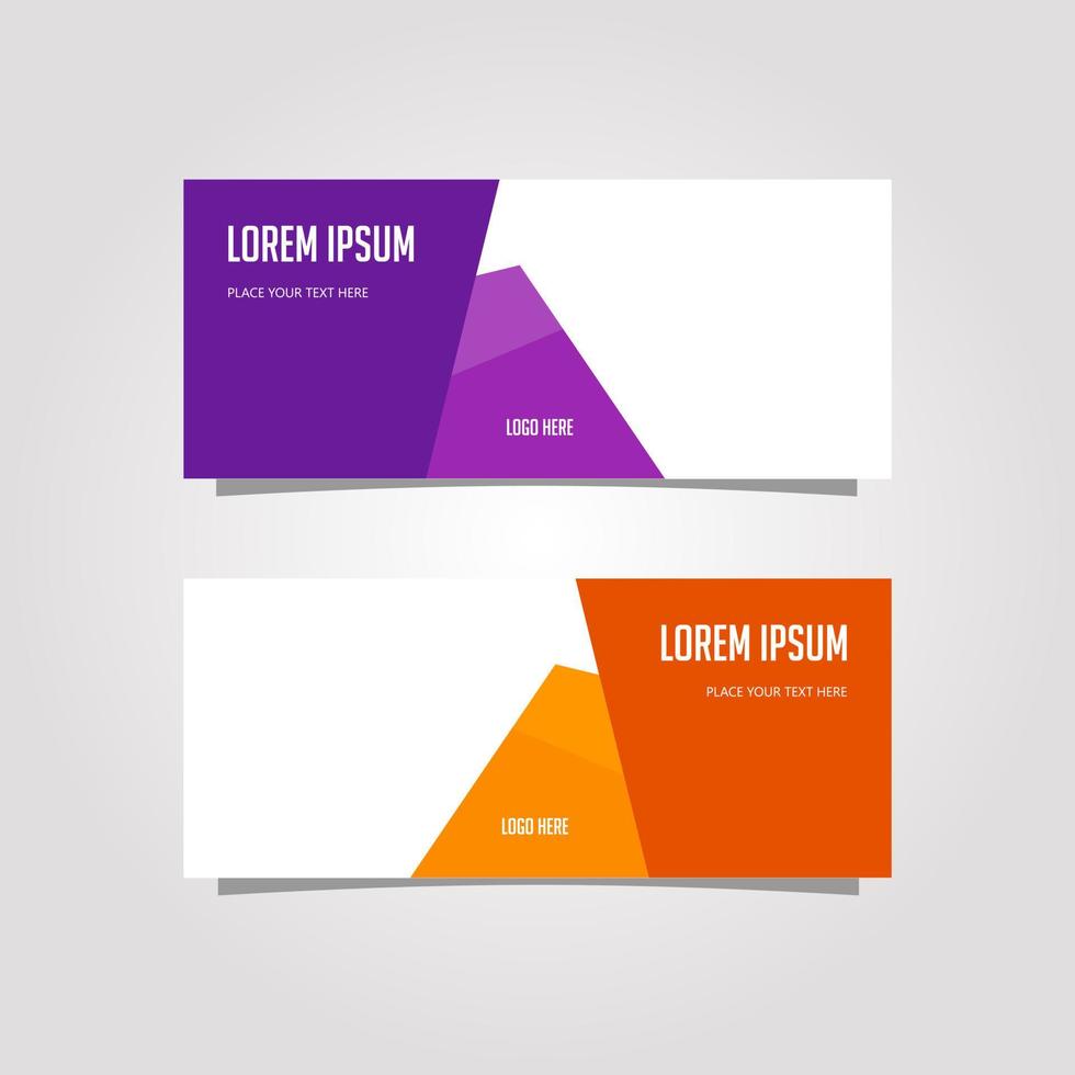 Vector Design Banner Background In Different Colors