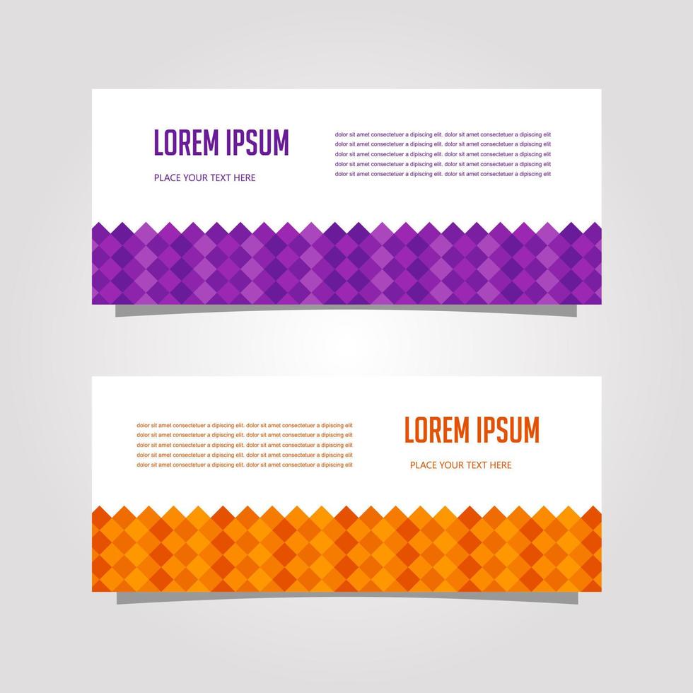 Vector Design Banner Background In Different Colors