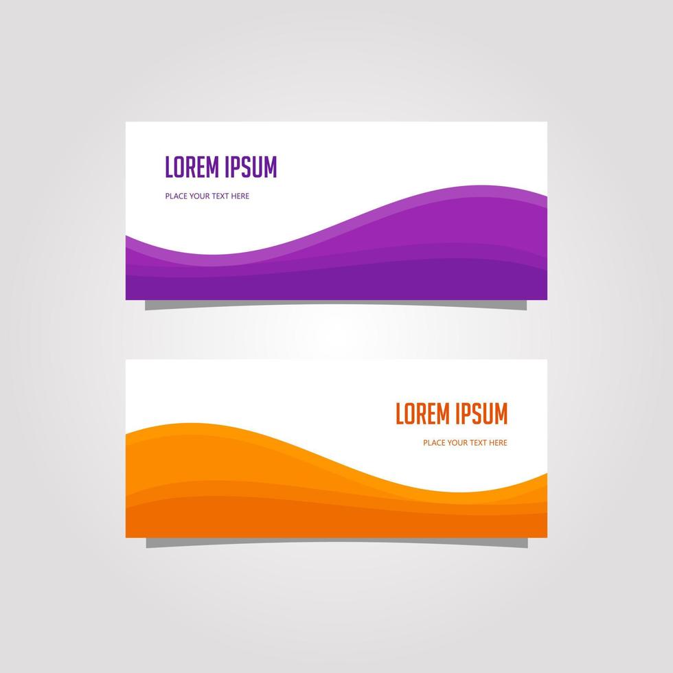 Vector Design Banner Background In Different Colors