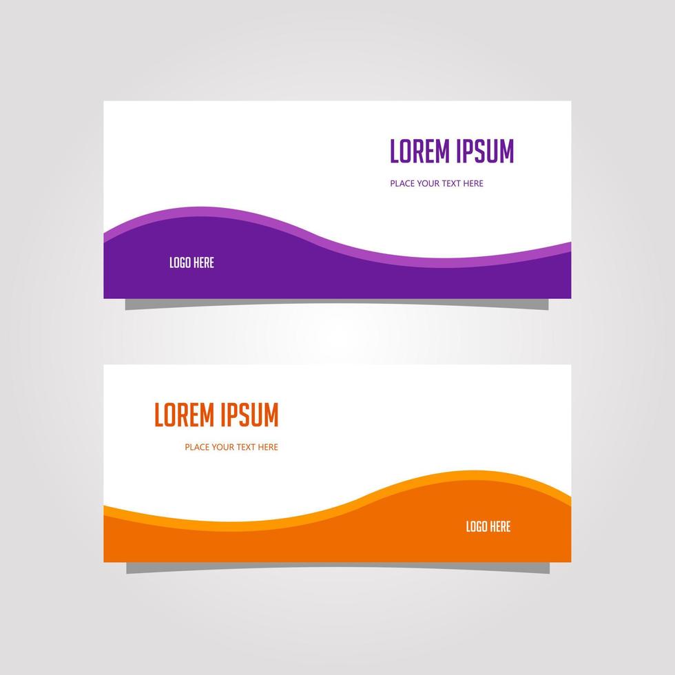 Vector Design Banner Background In Different Colors