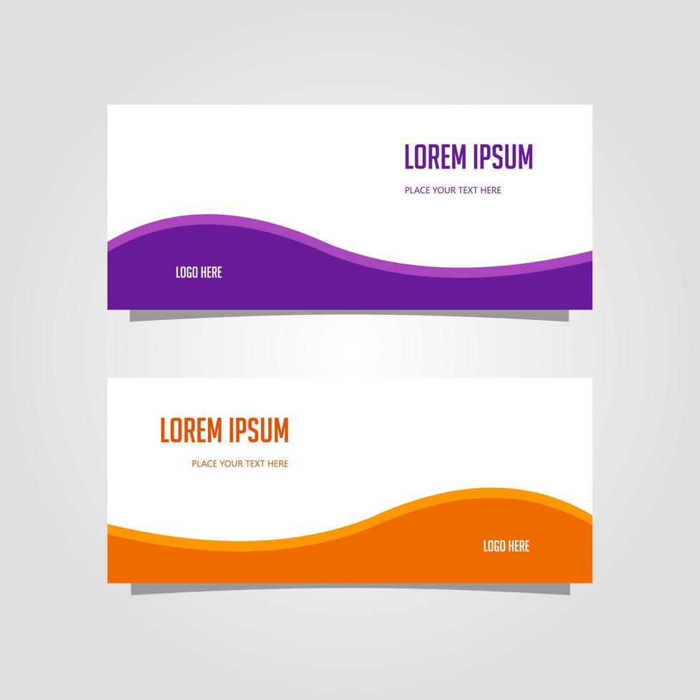 Vector Design Banner Background In Different Colors