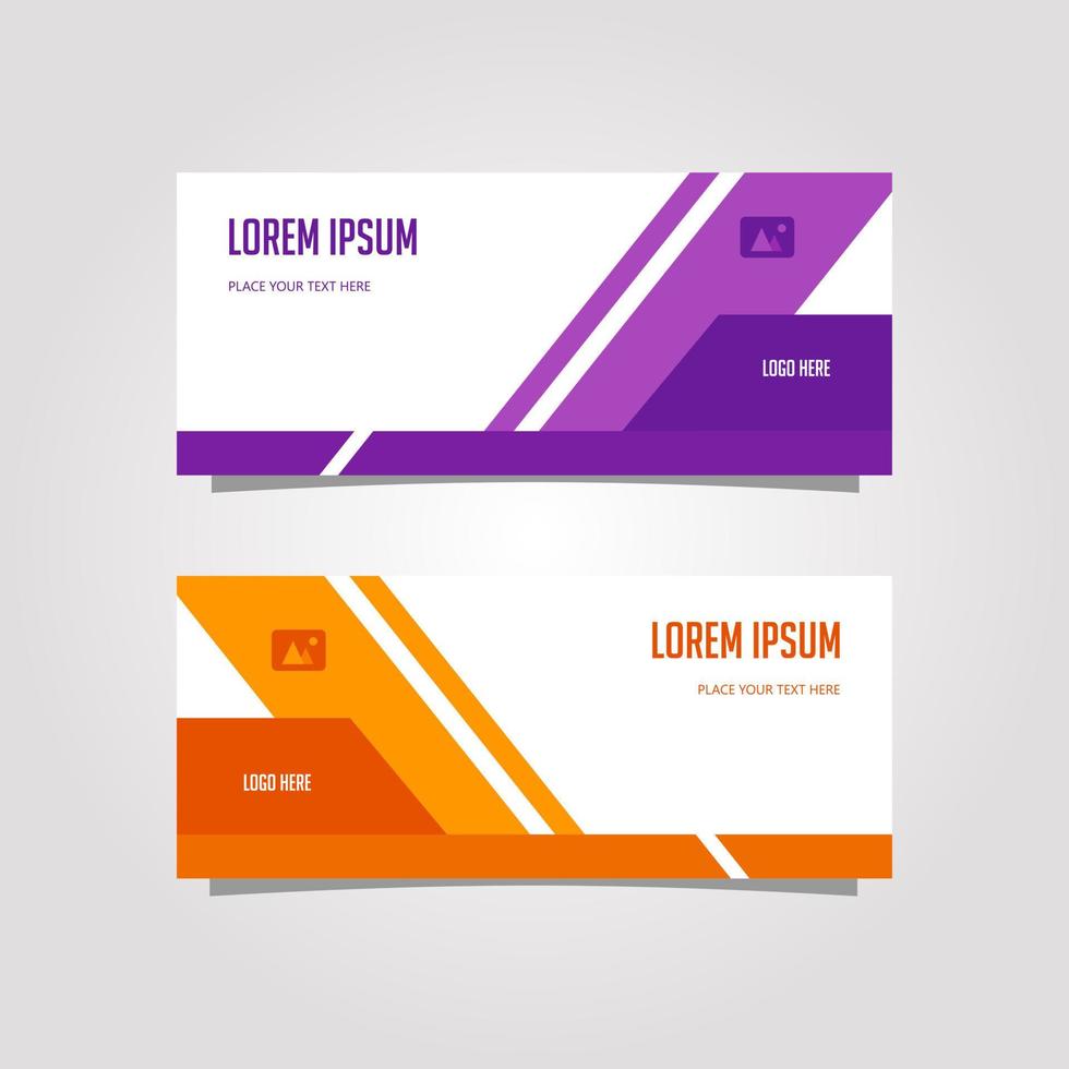 Vector Design Banner Background In Different Colors