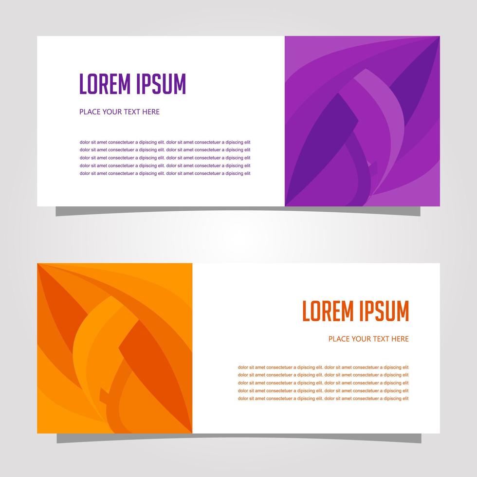 Vector Design Banner Background In Different Colors