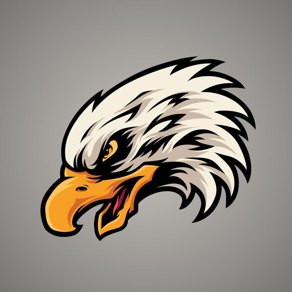 Eagle head logo vector