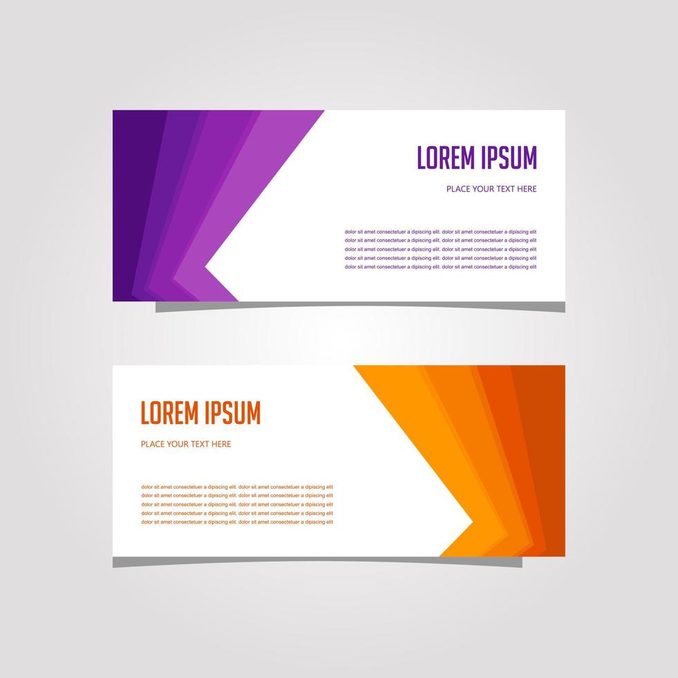 Vector Design Banner Background In Different Colors