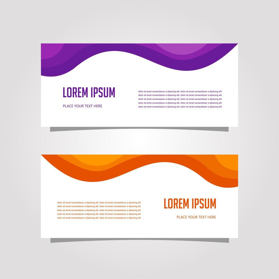 Vector Design Banner Background In Different Colors