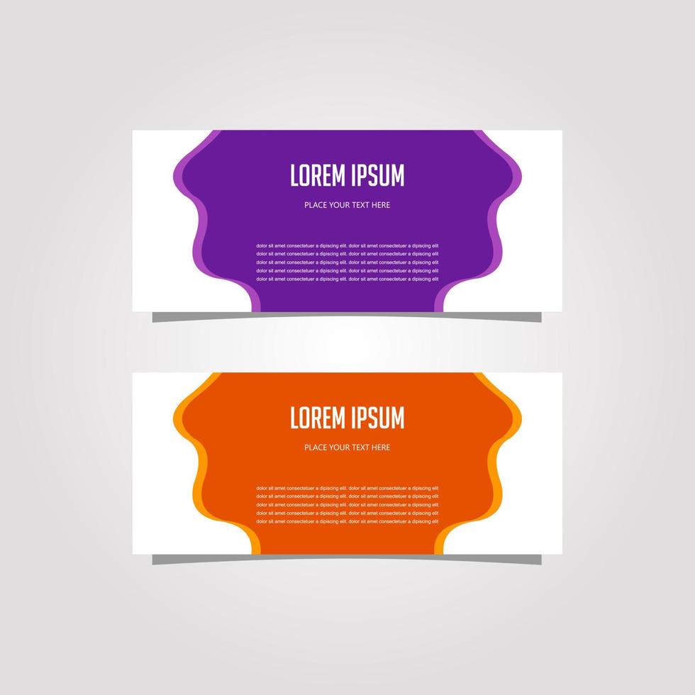 Vector Design Banner Background In Different Colors