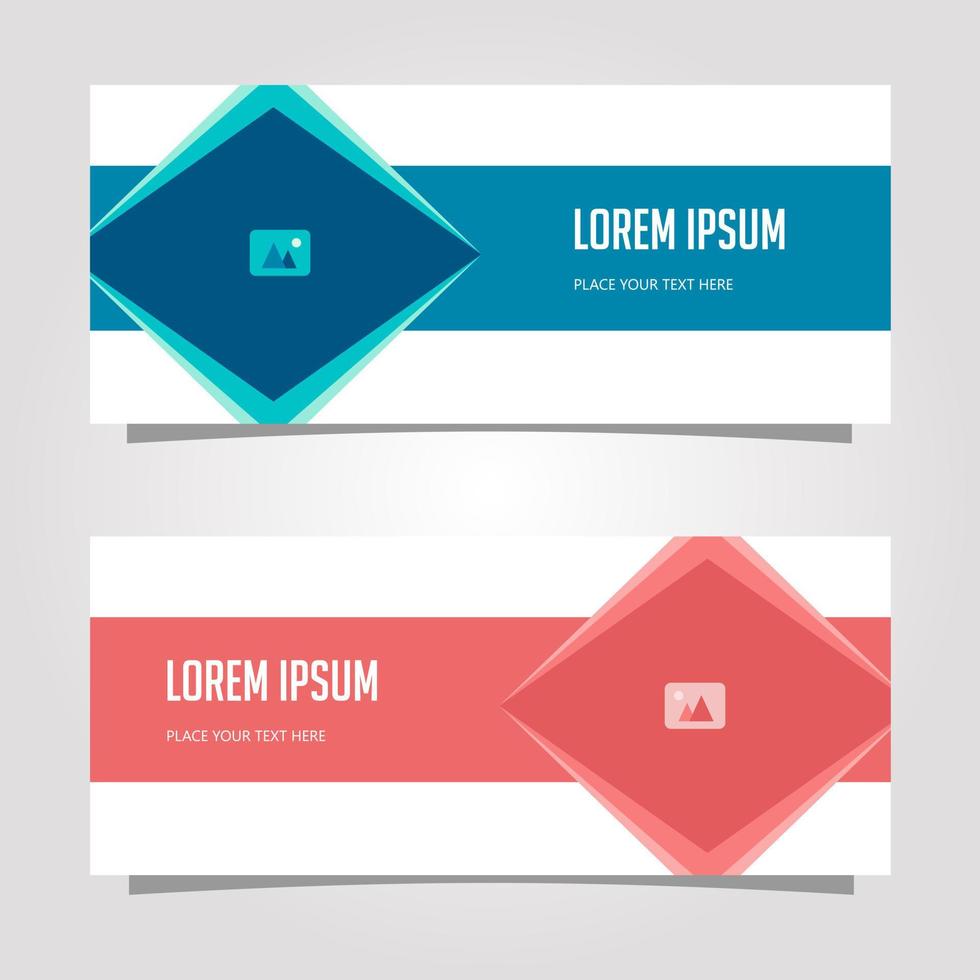 Vector Design Banner Background In Different Colors