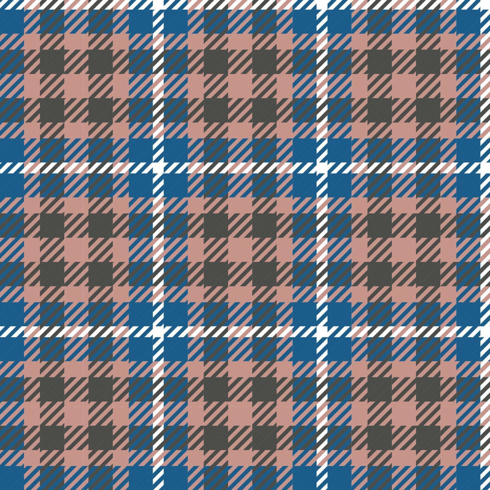 Tartan plaid pattern background. Flannel shirts , Vector illustration for wallpapers , brown blue and white line color fabric texture , Scottish cage